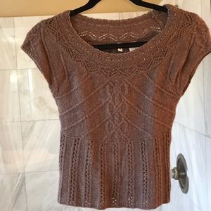 Anthropologie Crystals petite sweater size xs/xxs